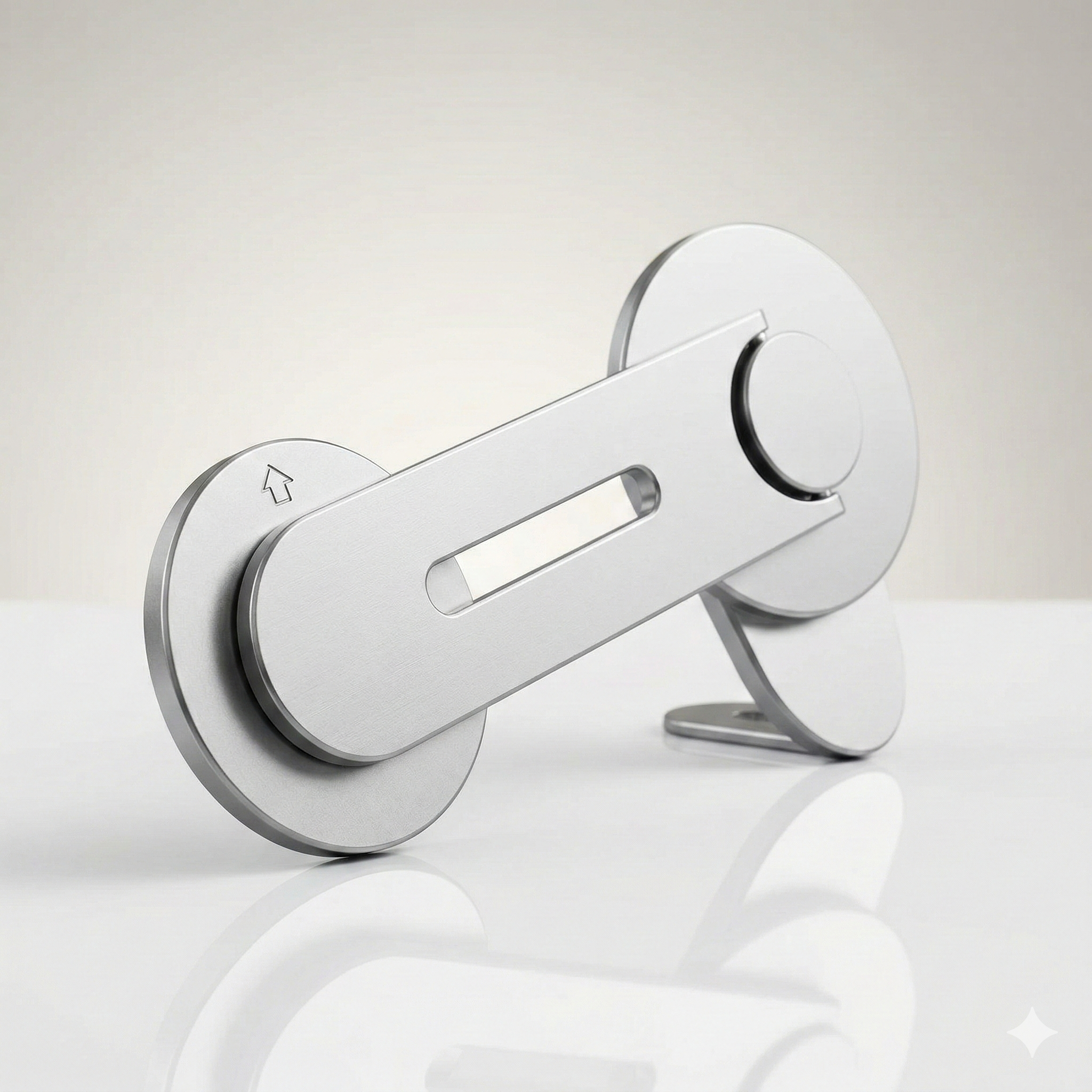 Support Magnétique Ajustable 360° – Fixation Bureau & Écran