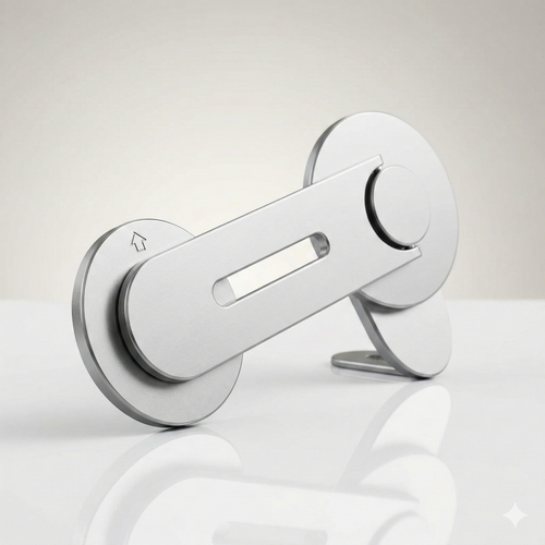 Support Magnétique Ajustable 360° – Fixation Bureau & Écran